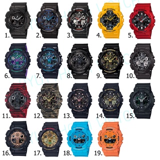 [ของแท้] Casio G-Shock นาฬิกาข้อมือ รุ่น GA-100  ของแท้ รับประกันศูนย์ 1 ปี