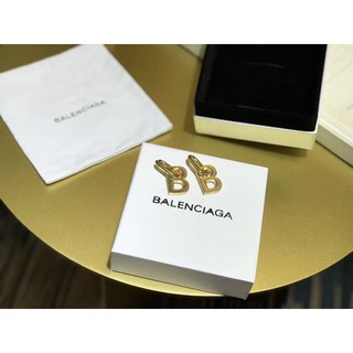 BALENCIAGA EARRINGS  LOGO