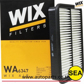 ไส้กรองอากาศ WIX สำหรับ TOYOTA COROLLA  AE111 AE101  WA6347 (1ชิ้น)