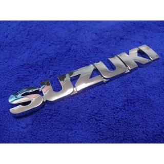 โลโก้ตัวหนังสือ ( SUZUKI ) สี ชุบ ราคา ต่อชิ้น