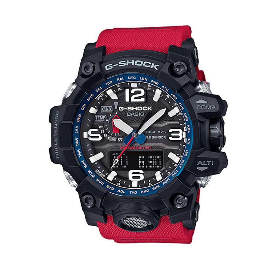 Casio G-Shock นาฬิกาข้อมือผู้ชาย สายเรซิ่น รุ่น GWG-1000RD-4A - สีแดง