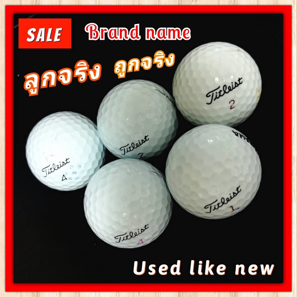 ลูกกอล์ฟ มือสอง Golf ball [Pack10] แบรนด์Titleist Srixon TaylorMade Nike Mizuno ลูกกอล์ฟสี สะท้อนแสง ลูกกอล์ฟหลากสี สวยๆ