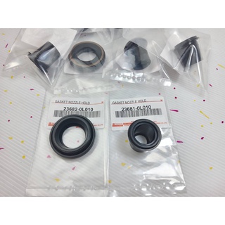 ซีลรองเบ้าหัวฉีด+ซีลกันฝุ่นแป๊บหัวฉีด ( ครบชุด 8ตัว) วีโก้ #23682-0L010,23681-0L010***ตรงปกไม่จกตา***