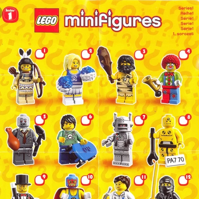 lego minifigure series 1 เลโก้ ครบชุด 16 ตัว และ ขายแยกตัว
