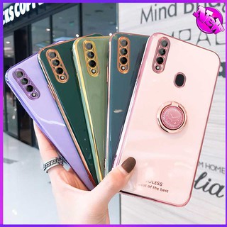 กรณี Oppo A31 2020 กรณี Oppo A8 case เคสโทรศัพท์มือถือซิลิโคนพร้อมขาตั้งสําหรับ