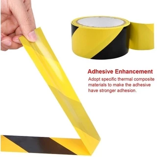 33/18M เทปเหลืองดํา สีเหลืองสีดําชั้นเครื่องหมายเทป PVC