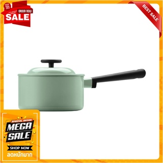 หม้อด้าม LOCKNLOCK DECORE 18 ซม. สีเขียว เครื่องครัว SAUCEPAN LOCKNLOCK DECORE 18CM GREEN