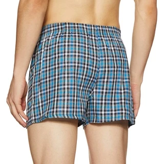 กางเกงบ๊อกเซอร์ ผ้าทอลาย LUX Premiums Woven Boxer ผ้าคอตต้อน/โพลี คละสี คละลาย คุณภาพเกิน100 (จำนวน 1 ตัว)