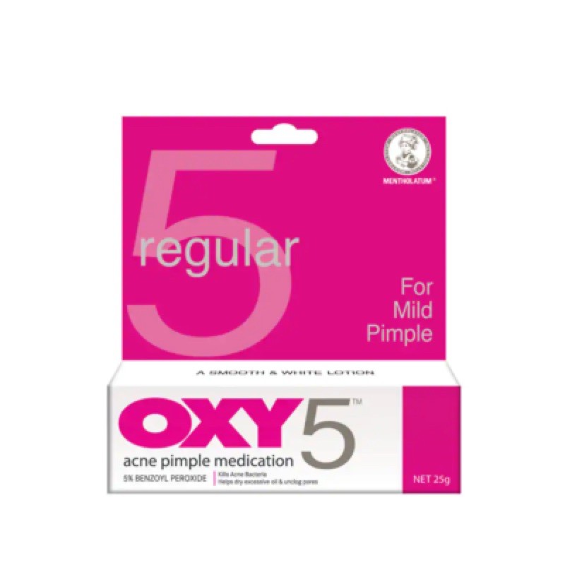 [Exp.2025] Oxy5 ครีมขจัดสิวเสี้ยน 10g-25g
