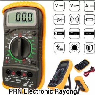 มัลติมิเตอร์ดิจิตอล  Multimeterdigital รุ่นXL830L เครื่องมือวัดทดสอบไฟฟ้าอิเล็กทรอนิกส์ 1 ชิ้น