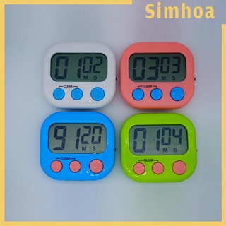 [SIMHOA] นาฬิกาจับเวลาดิจิทัล หน้าจอ LCD เสียงเตือนดัง สําหรับครู สํานักงาน เบเกอรี่