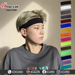Headband ผ้าคาดผม ซับเหงื่อ ไหมพรม สวมใส่สบาย F5Aa35-0100 *พร้อมส่ง!!