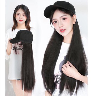 วิกผมแฟชั่นแบบหมวก สินค้าพร้อมส่ง มีบริการเก็บเงินปลายทาง