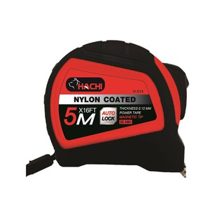 ตลับเมตรสำหรับงานหนัก 5ม.x25มม. ฮาชิHeavy Duty Measuring Tape 5 m. X25 mm.