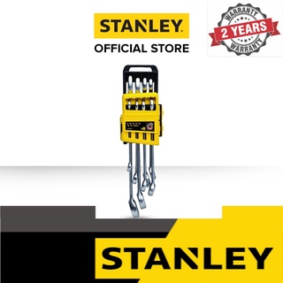 STANLEY ชุดประแจแหวนข้างปากตาย 8 ชิ้น แบบกล่องเก็บ รุ่น STMT78098