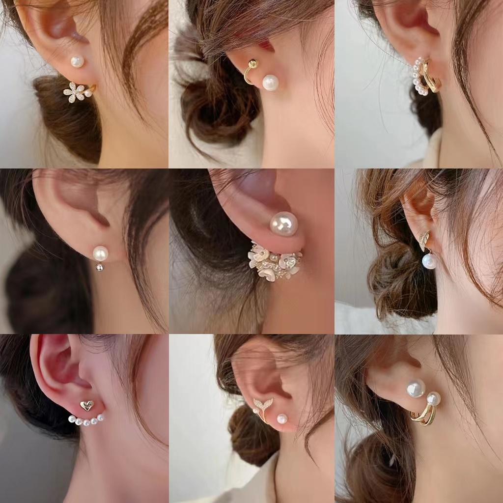 #ต่างหูมุก
#ต่างหูดอกไม้
#ต่างหูสตั๊ดผู้หญิง
#ต่างหูมินิ
#ที่หนีบหูของผู้หญิง