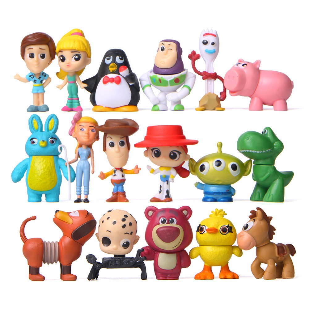 Toy Story / Woody / ตุ๊กตา Buzz Lightyear / เค้กท็อปเปอร์ (ชุด 17 ชิ้น)