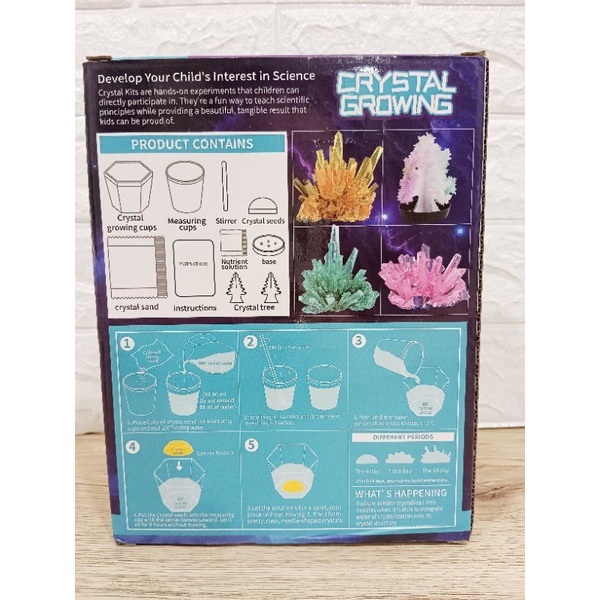 🏅Kids learning🏅DIY STEM Crystal Growing ของเล่นวิทยาศาสตร์ ทำคริสตัล ทำต้นไม้ ของเล่นแนวสาธิต