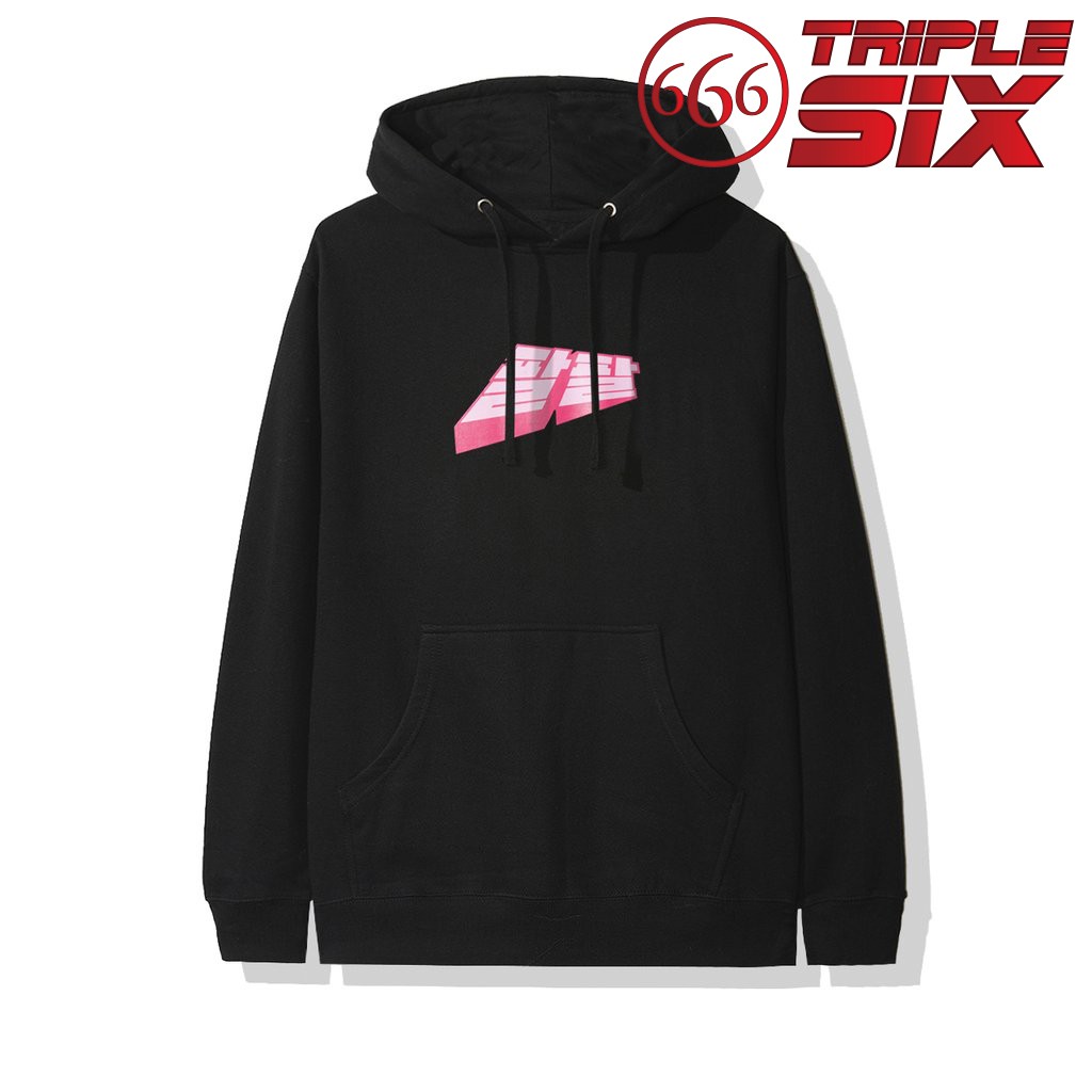 Anti Social Social Club x Midnight Club สีดํา ASSC Hoodie Jumper Jacket