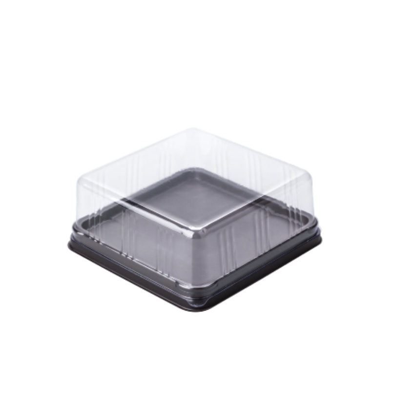 กล่องเบเกอรี่ กล่องเค้ก E57 ฐานน้ำตาล