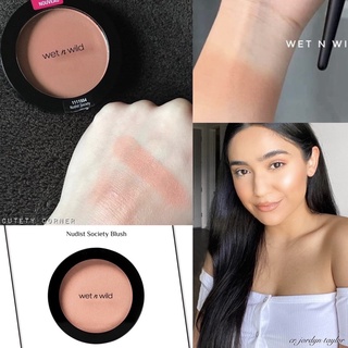 Wet n Wild Coloricon Blush •สี Nudist Society 6g. ปัดแก้มเว็ทเอ็นไวด์