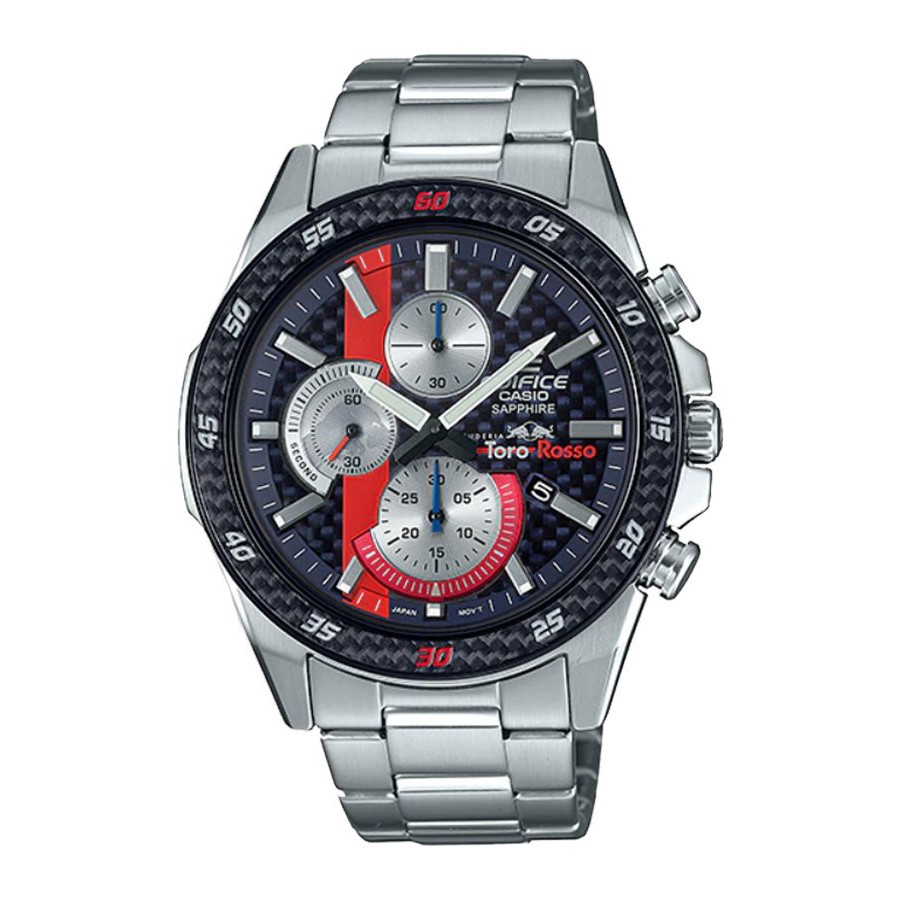 Casio Edifice นาฬิกาข้อมือผู้ชาย สายสแตนเลส  รุ่น EFR-S567TR,EFR-S567TR-2A,EFR-S567TR-2ADR - สีเงิน
