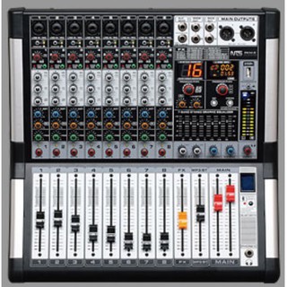 POWERMIXER NTS PKM-8,12,16 MIXER+บูลทูส 8 mono +Fx / USB/Bluetooth เล็กๆ เสียงดี มิคเชอร์ ผสมเสียง ไม่ง้อพาวเวอร์แอม