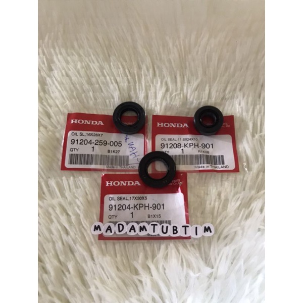 ซีลเครื่อง ทั้งชุด แท้ศูนย์ HONDA WAVE 125i/S/R/DREAM 125