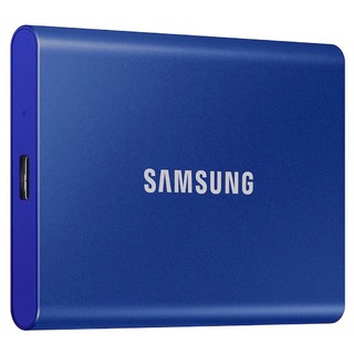 Samsung SSD T7 Portable 500GB (Blue) ฮาร์ดดิสก์ เอสเอสดีพกพา (MU-PC500H/WW)