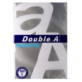 กระดาษถ่ายเอกสาร 100แกรม 40แผ่น Double A