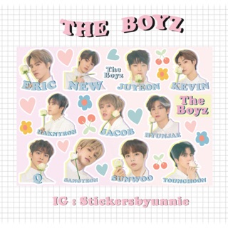 STICKER THE BOYZ ขาวมัน กันน้ำ (ไดคัท/ไม่ไดคัท)