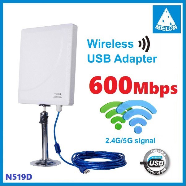 RouterUSB Wifi 5G2.4GHz 600Mbps Dual-Band Cable 10M ชุด ขยายสัญญาณ Wifi ...