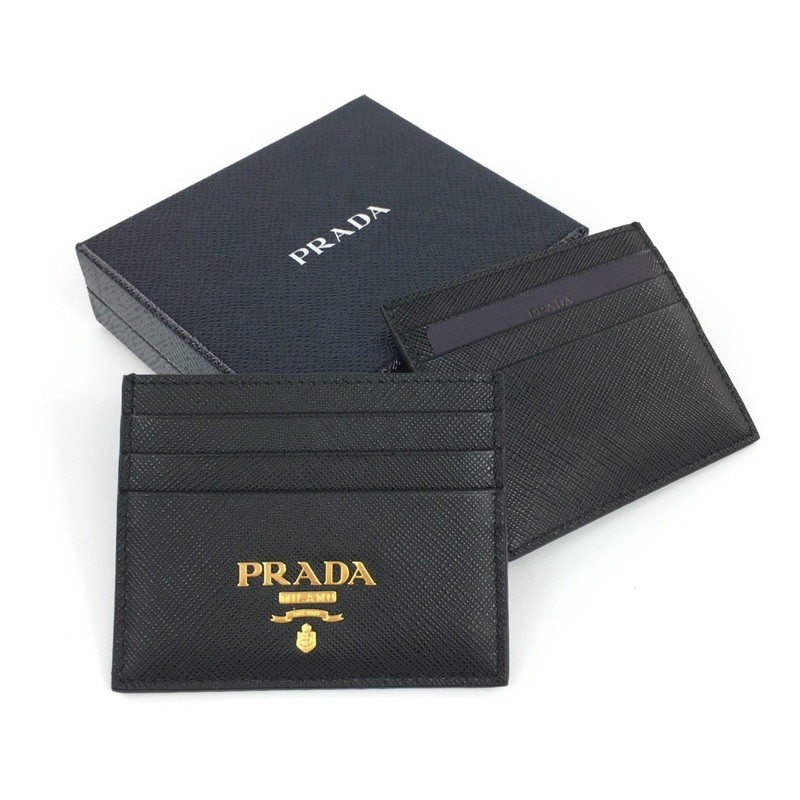 prada card holder orange