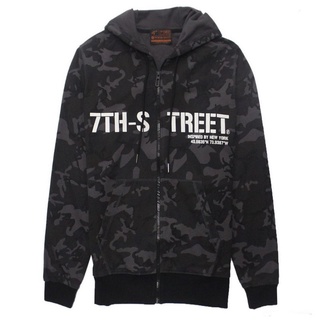 เสื้อฮู้ดแขนยาว 7th Street รุ่น ARMY ของแท้ 100%