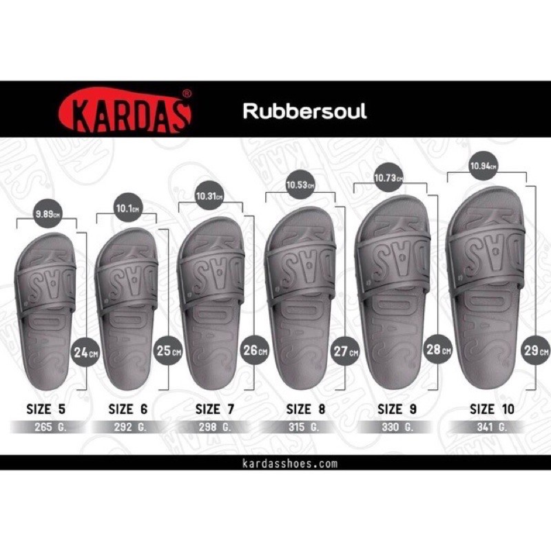 ☫♟▤รองเท้าแตะ Kardas 1.0 by Rubber Soul