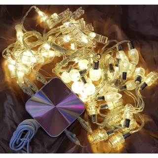 Christmas Light LED ไฟหลอดประดับปีใหม่ กันน้ำกันฝนเหมาะสำหรับประดับสำหรับตบแต่ง ปีใหม่ และงานเทศกาล  ใช้ไฟจาก USB 5Volts