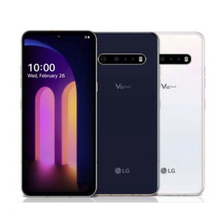 สีน้ำเงิน Lg v60 thinQ 8/128 สินค้ามือสองไม่มีกล่อง