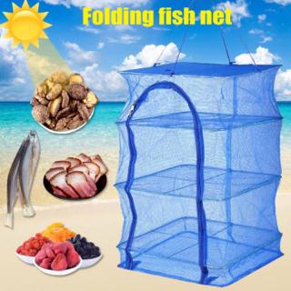 Foldable Drying Fishing Net Rack Hanging Vegetable Fish Dishes Hanger Fishing Net Fishing Accessories