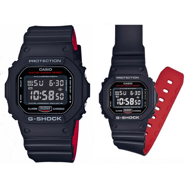 G-SHOCK Limited DW-5600HR-1 Black & Red Series