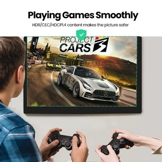 Ugreen HDMI Switch 3 in 1 Out 4K HDMI Switcher Splitter with Remote Control Support 4K 30Hz 3D HD 1080P รุ่น 80125