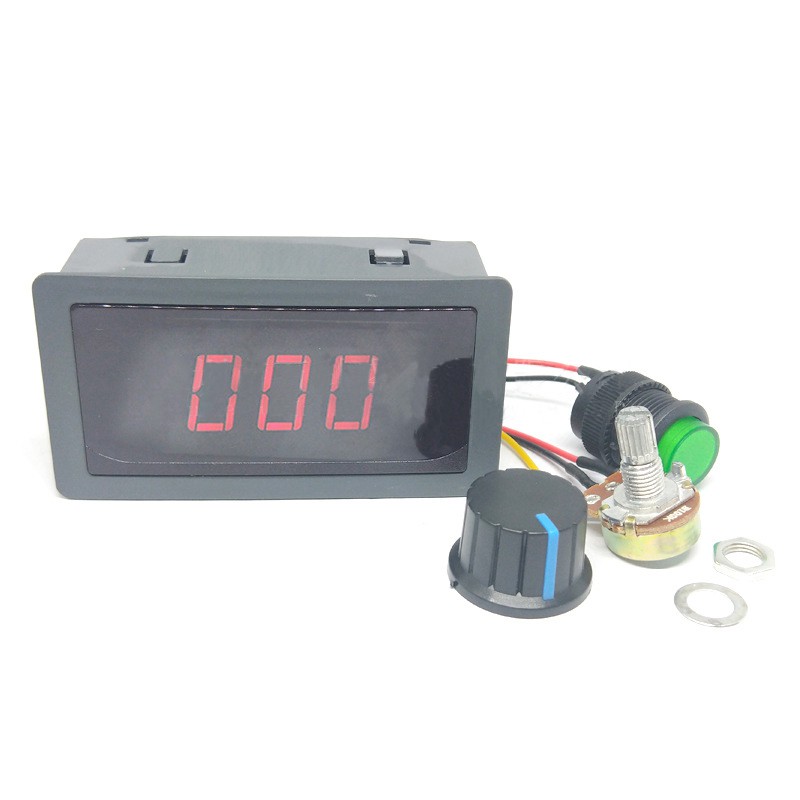สวิตช์ควบคุมความเร็วมอเตอร์ DC 6V-30V 12V 24V MAX 8A 16kHz ปรับได้ PWM