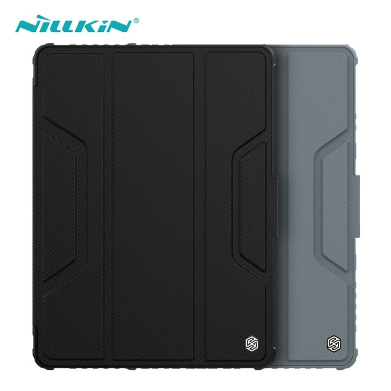 iPad Air 11 2024 เคส NILLKIN หนัง PU กันกระแทกกล้อง แบบสไลด์ได้ สําหรับ iPad Pro 12.9 / 10.9 2020 / 