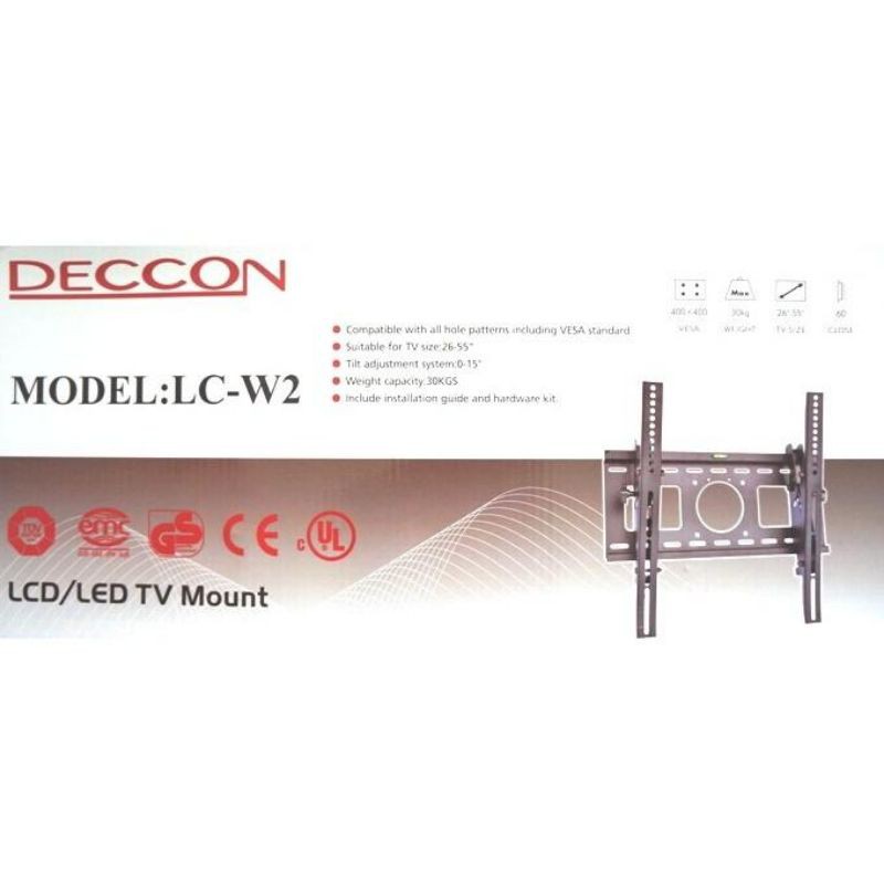 ขาแขวนทีวี DECCON รุ่น LC-W12