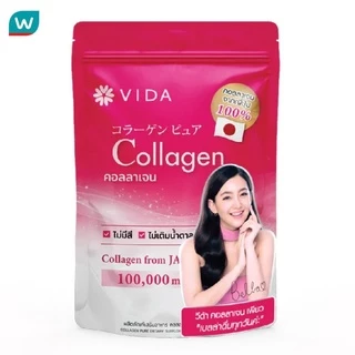 Vida วีด้า คอลลาเจน เพียว 100,000 มก. (บรรจุ 100 กรัม)