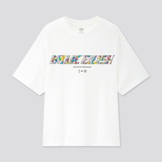 UNIQLO เสื้อยืดแขนสั้น พิมพ์ลาย BE x TM (Billie Eilish series) สําหรับผู้ชาย