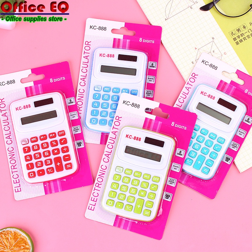 เครื่องคิดเลข 8 หลัก รุ่น KC-888 เครื่องคิดเลขมินิ พกพาง่าย พร้อมส่ง
