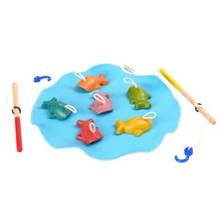 PlanToys 5629 Fishing game ของเล่นไม้ เกมตกปลา ของเล่นเสริมพัฒนาการ ของเล่นสำหรับเด็ก  3 ขวบ