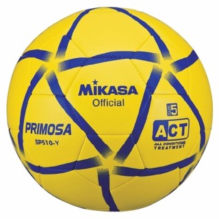 MIKASA ฟุตบอลหนังเย็บ รุ่นSP510 เบอร์ 5(สีเหลือง/น้ำเงิน)