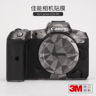 สติกเกอร์ฟิล์มหนัง ลายพราง 3M สําหรับติดกล้อง canon EOS r5 canon r5