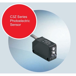 โฟโต้เซนเซอร์ รุ่น C3Z-DH61 NPN Diffused ระยะจับ 10CM 10-30VDC มีแสง indicator ยิงที่ชิ้นงาน "C-LIN" #142333